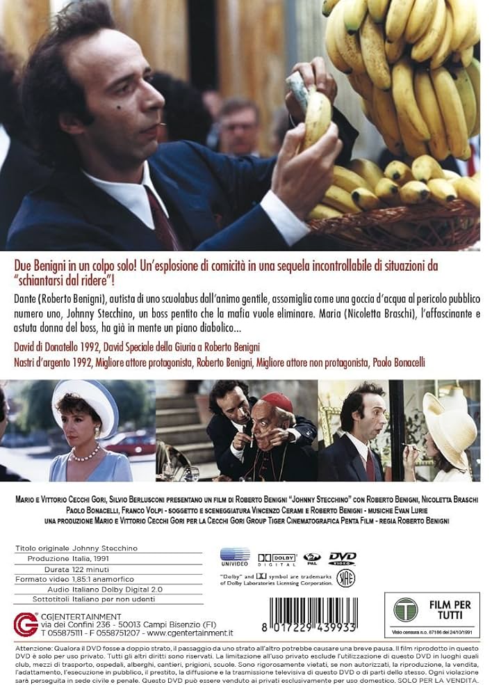 Amazon.co.jp: johnny stecchino [ italian import ] [DVD] : DVD